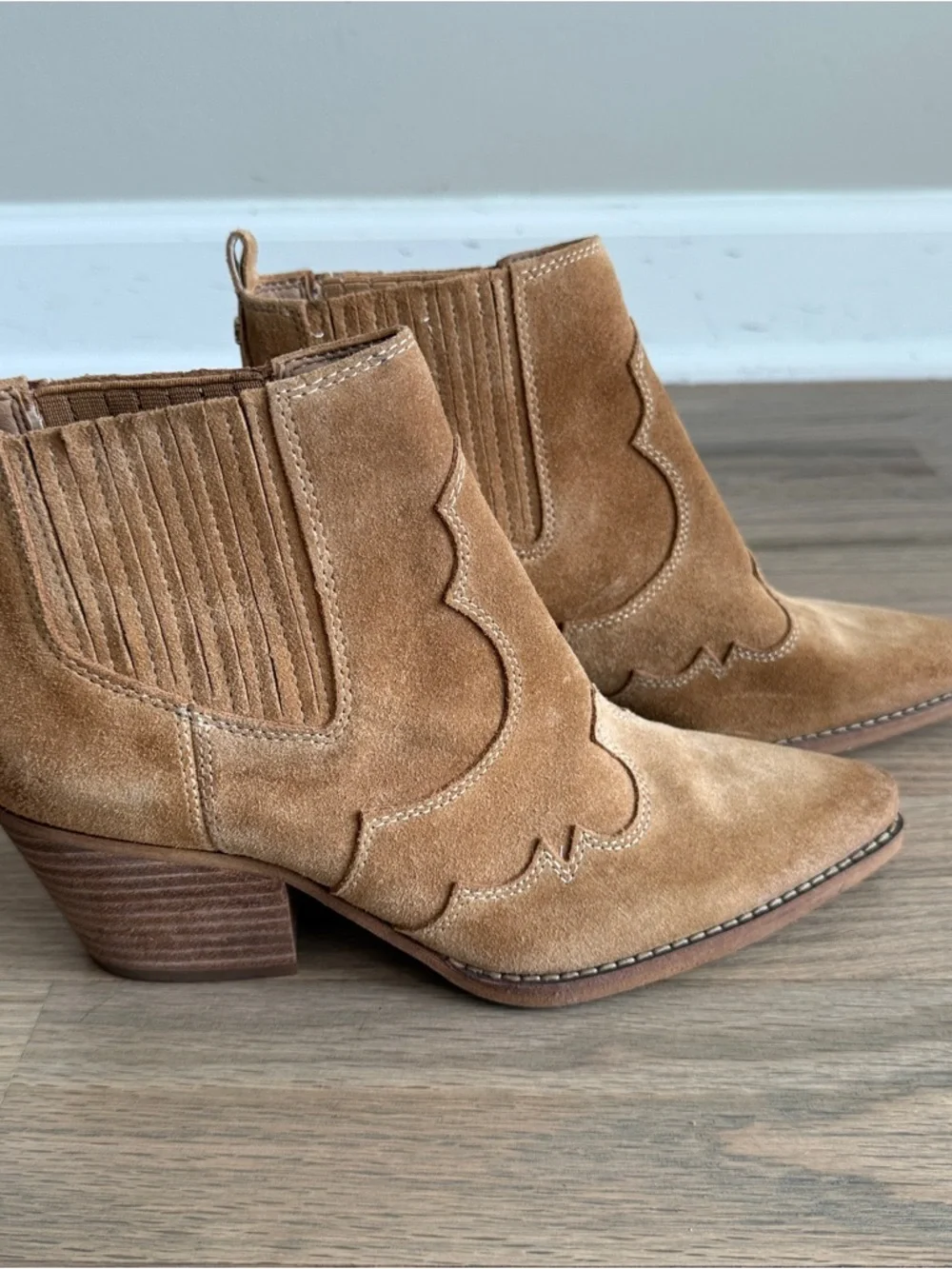 Sam Edelman Winona Western Booties 6.5 - Picture 12 of 15